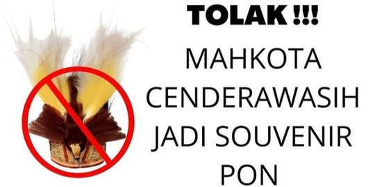 'Mahkota Cenderawasih Simbol Kebesaran, Jangan Pakai Sembarangan di PON XX Papua'
