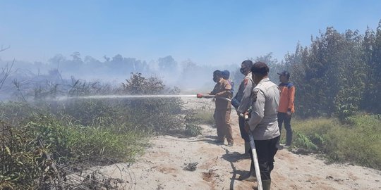 4 Hektar Lebih Lahan Terbakar di Aceh Jaya Belum Bisa Dipadamkan