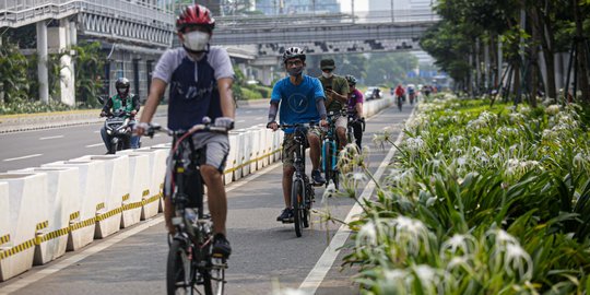 Uji Coba 3 Hari, Komunitas Bike to Work Boleh Melintas di Jl Sudirman-Thamrin