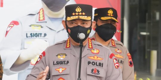 Kapolri Tinjau Vaksinasi Merdeka di Rumah Ibadah dan Ponpes Se-Indonesia