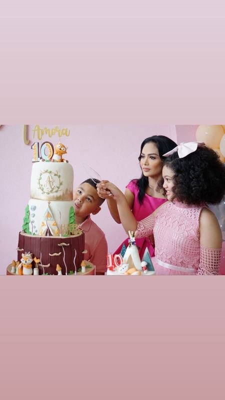 tanpa kehadiran raul lemos ini 4 momen perayaan ulang tahun amora anak krisdayanti