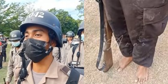 Para Siswa Polri Lari Terbirit-birit Dengar Lonceng, Sampai Ada yang Tak Pakai Sepatu