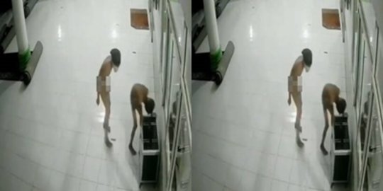 Viral Video Dua Pemuda Berkolor Curi Kotak Amal di Masjid, Aksinya Terekam CCTV