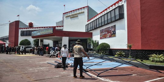 Suasana Lapas Kelas I Tangerang Pascakebakaran