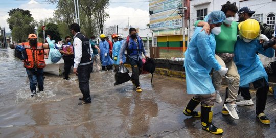 Banjir Rendam RS di Meksiko, 16 Pasien Tewas