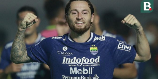 BRI Liga 1: Marc Klok Dedikasikan Golnya buat Anak Tercinta dan Bobotoh Persib