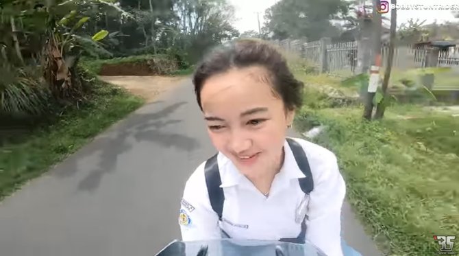 pria ini jemput anak sma cantik pakai moge sampai digombalin 039emang aa ganteng039