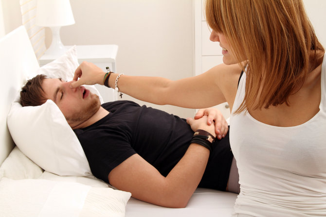 ilustrasi mendengkur