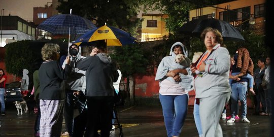 Warga Meksiko Lihat Kilatan Cahaya di Langit Saat Terjadi Gempa