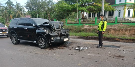 Mobil Bupati Merangin Kecelakaan di Batanghari