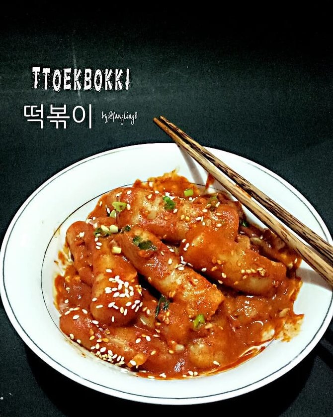 resep tteokbokki lezat