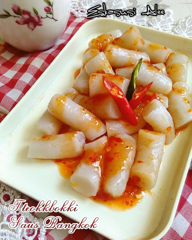 resep tteokbokki lezat