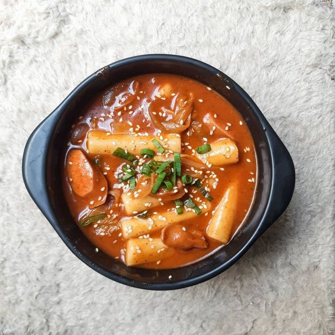 resep tteokbokki lezat