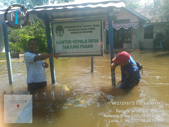 banjir di kabupaten ketapang