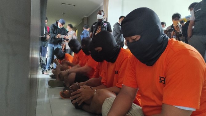 polres samarinda tangkap 6 pengedar narkoba