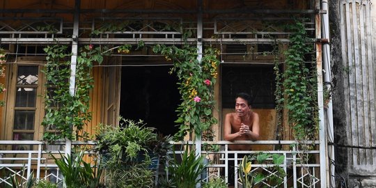 Balkon Kecil Jadi Penyelamat Warga Hanoi di Tengah Kepenatan Akibat Lockdown