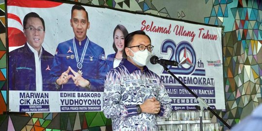 2 Dekade Demokrat, Marwan Tegaskan Partai Bertekad Mengabdi untuk Rakyat