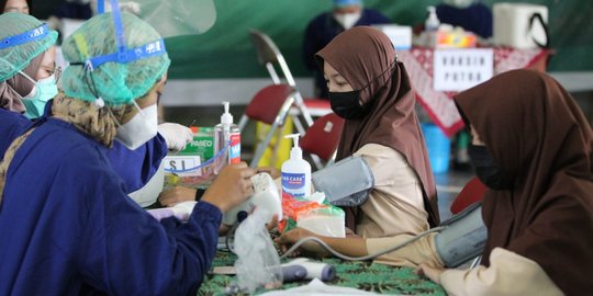 Dukung Percepatan PTM, Polisi Gelar Vaksinasi 4.613 Pelajar di Klaten