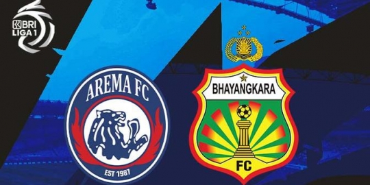 Jadwal Live Streaming BRI Liga 1 di Vidio: Arema FC Vs Bhayangkara FC