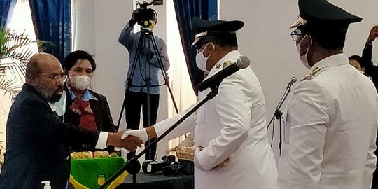 Gubernur Papua Lantik Bupati Mamberamo Raya