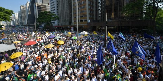 Ribuan Warga Brasil Demo Tuntut Pemakzulan Presiden Bolsonaro