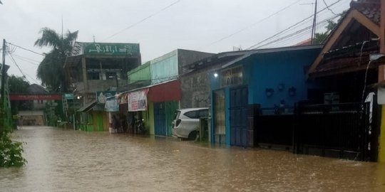 Hujan Lebat Guyur Rangkasbitung, 614 Rumah Banjir, 62 Warga Mengungsi