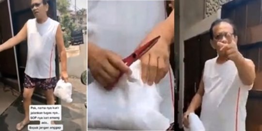 Marah-Marah dan Kasar pada Kurir Sambil Bawa Gunting, Pria Ini Bikin Netizen Murka