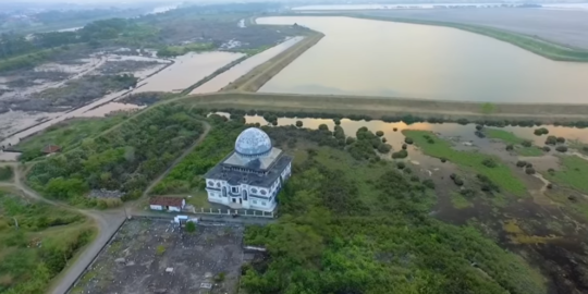 15 Tahun Lalu, Masjid Megah Terbengkalai Akibat Lumpur Lapindo Masih Tetap Kokoh