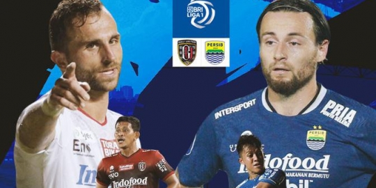 Perang Antarlini Bali United Vs Persib di BRI Liga 1: Dua Kubu Bertabur Legiun Impor