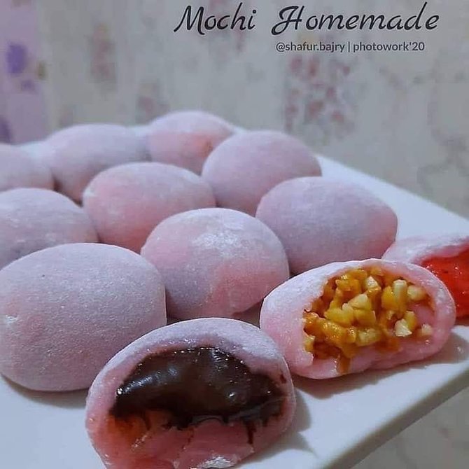 9 resep mochi isi kacang lembut camilan lezat mudah dibuat