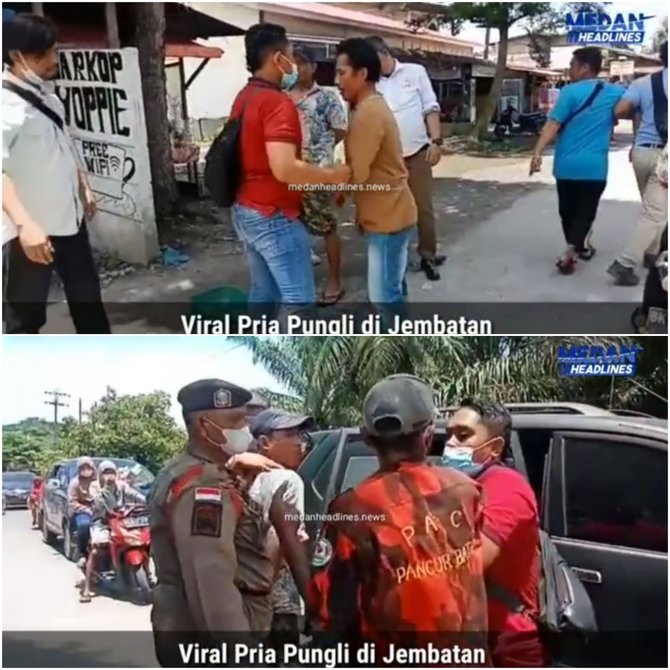 sempat viral aksi pungli gubernur sumut segera perbaiki jembatan tuntungan serdang