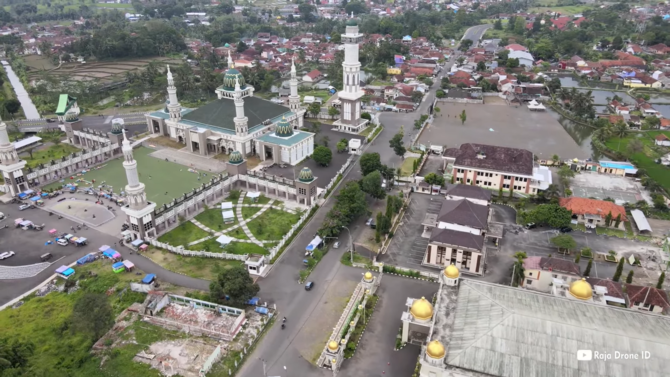 suasana kota di kabupaten tasikmalaya