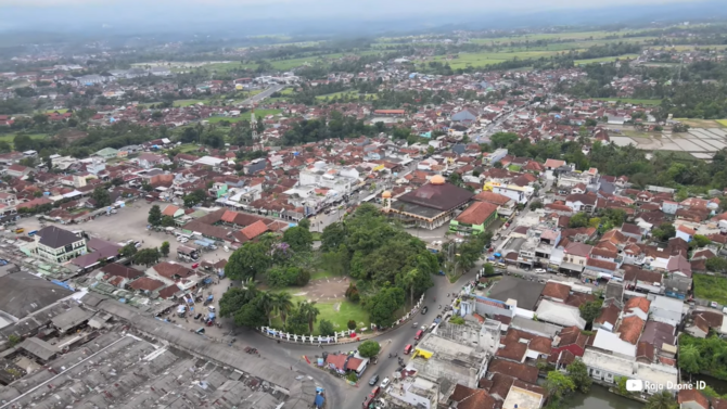 suasana kota di kabupaten tasikmalaya