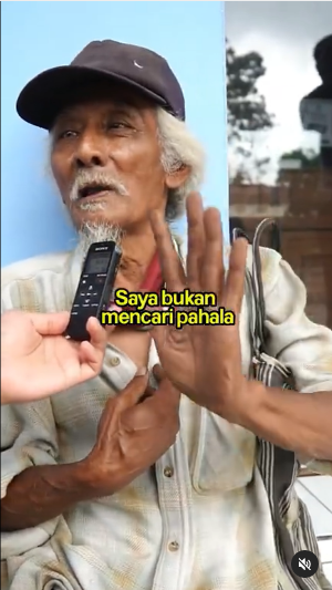 seniman ini penghasilannya selalu dibagi ke yatim