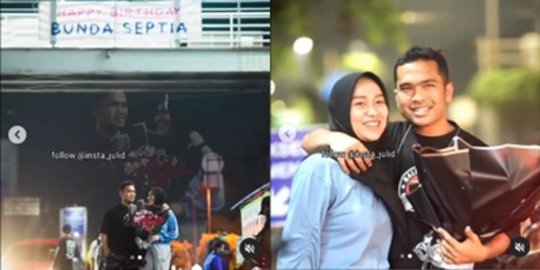 Suami Beri Kejutan Ultah Tak Biasa Buat Istri, Romantis & Jadi Ratu di Tangan Tepat