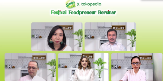 Sunlight x Tokopedia Dukung Womenpreneur Melalui Festival Foodpreneur Bersinar