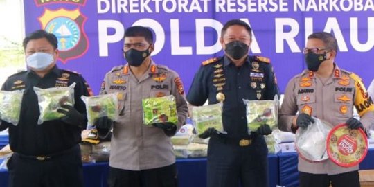 Operasi Gabungan Bea Cukai Riau Gagalkan Penyelundupan 49 Kg Sabu