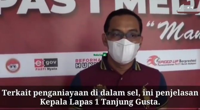 viral diduga aksi kekerasan petugas ke tahanan di lapas medan ini kata kalapas