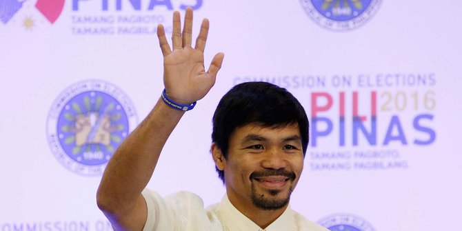 Petinju Manny Pacquiao Calonkan Diri Jadi Presiden Filipina pada Pilpres 2022