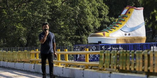 Tugu Sepatu Dicoret, Pemprov DKI akan Siapkan Tempat Bagi Penggiat Graffiti