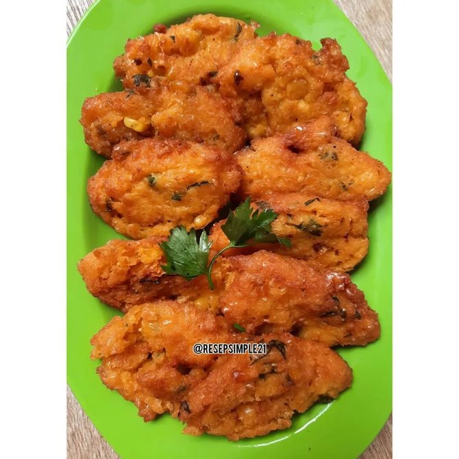 resep perkedel jagung simpel