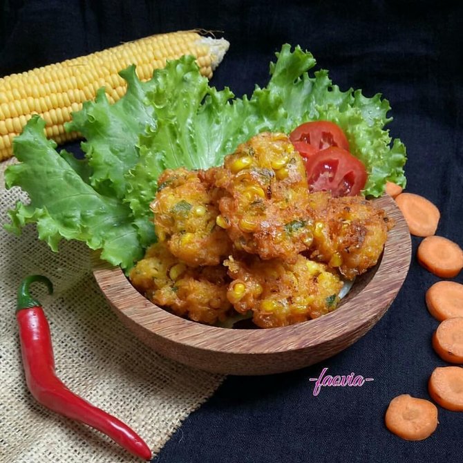 resep perkedel jagung simpel