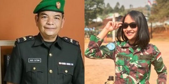 Sama-Sama Tentara, Ini Potret Ayah & Sang Putri Dinas di TNI Tapi Beda Negara