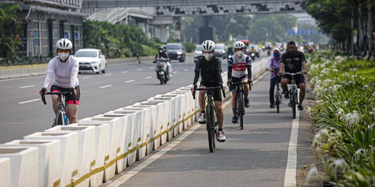 Dishub DKI: Jalur Sepeda Sudirman-Thamrin Hanya Boleh untuk Tujuan Bekerja