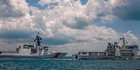 Kapal Penjaga Pantai AS dan Bakamla RI Latihan Bersama di Selat Singapura