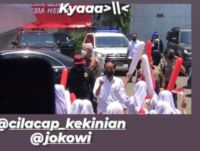 presiden jokowi di cilacap