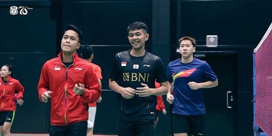Siap Berlaga di Sudirman Cup, Ini 4 Momen Latihan Perdana Pebulu Tangkis Indonesia