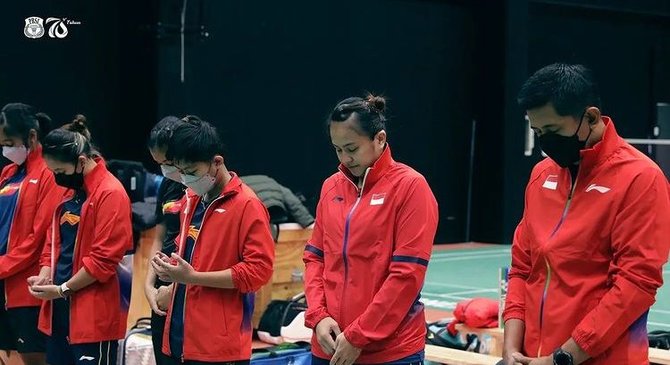 latihan perdana tim indonesia jelang sudirman cup