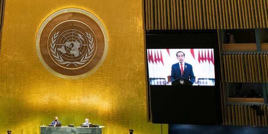 Poin-poin Pidato Presiden Jokowi di Sidang Umum ke-76 PBB