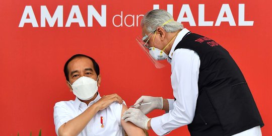 Jokowi Gembira Makin Banyak PartisipasI Masyarakat Masifkan Gerakan Vaksin Covid